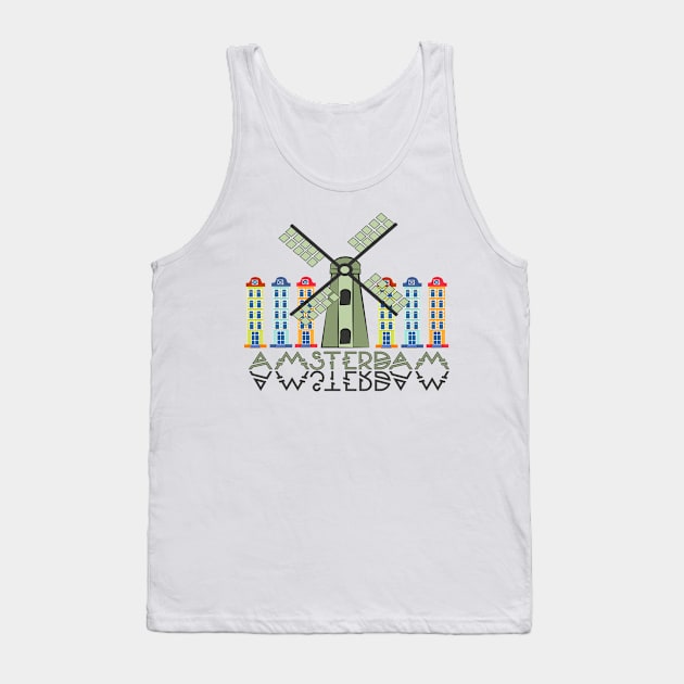 Amsterdam Art Tank Top by jaml-12